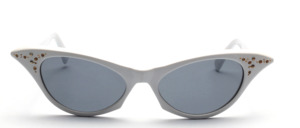 Chic ladies butterfly sunglasses in the style of the 50s