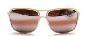 White BOLLE 'sunglasses with flash mirrored all-weather lenses with 100% UV protection