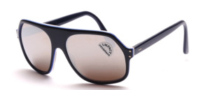 Sporty vintage sunglasses in 3 layers of acetate