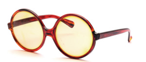 Round Large 70s Fun Sunglasses