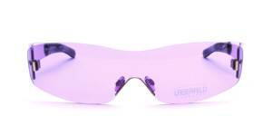 Rimless, panoramic sunglasses