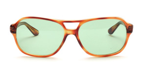 Elegant mens 60s sunglasses with double bridge