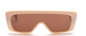 Space sunglasses of the 80s with a flat panorama disc