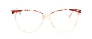 80s ladies' Frame in pearl white with a mosaic top edge