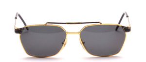 High-quality, noble metal sunglasses with elaborate detail work