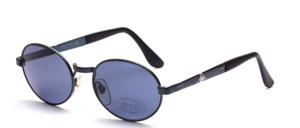 Classic oval unisex metal sunglasses
