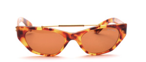 Feminine chic butterfly-shaped headband sunglasses