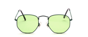 Nice metal sunglasses with nose pads and locking blocks