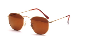 Fine and chased unisex metal sunglasses