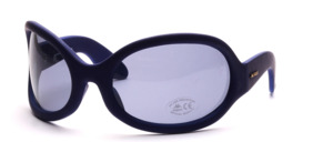 A very big, oversized POP - ART sunglasses in the style of the 70s