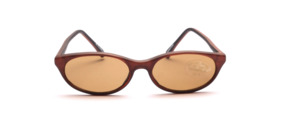 Kinder Sonnenbrille in matt Braun mit braunen Scheiben
