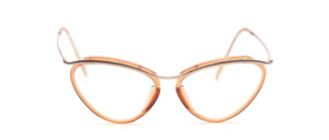 Combo Frame for women from the 40s with a delicate silver upper edge and temples