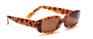 Beautiful sunglasses in Havana with brown discs