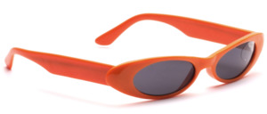 Retro sunglasses orange with gray slices