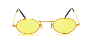 Fun yellow sunglasses  by Tropical with yellow lenses