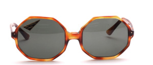 Six square, large acetate sunglasses