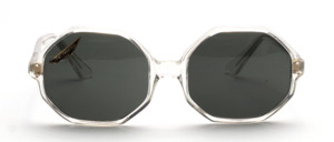 Six square, large acetate sunglasses