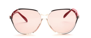 Chic vintage 80s ladies acetate sunglasses