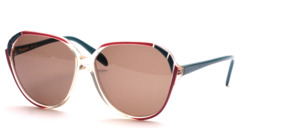 Chic vintage 80s ladies acetate sunglasses