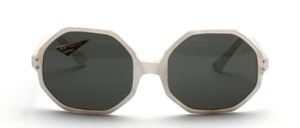 Six square, large acetate sunglasses