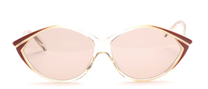 Chic ladies vintage acetate sunglasses in butterfly shape