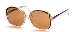 Feminine, elegant vintage design sunglasses from the 80s