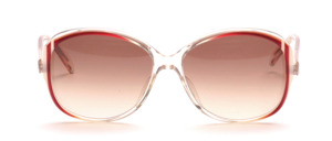Feminine, elegant vintage design sunglasses from the 80s