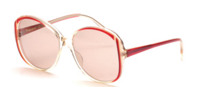 Feminine, elegant vintage design sunglasses from the 80s