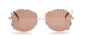 Feminine, elegant vintage design sunglasses from the 80s