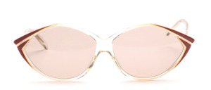 Chic ladies vintage acetate sunglasses in butterfly shape