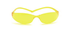 80s sunglasses in yellow, very flexible