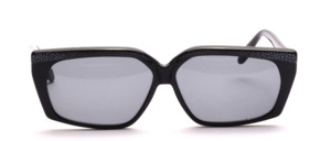 Solid, rectangular vintage 80s sunglasses
