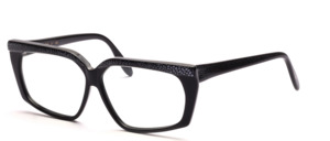Solid, rectangular vintage 80s sunglasses