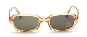 Acetate sunglasses in light brown acetate, from the Sunrock Retro collection, in the style of the 50s