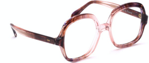 Vintage 70ies Ladies eyeglasses in rose-brown gradient