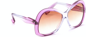 A beautiful, large, genuine 70s acetate sunglasses Made in France for SELECTA USA