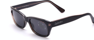 Sylvestro sunglasses in dark blue shimmering with black arms
