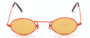 Fun orange sunglasses with orange lenses by Tropical