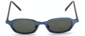 Dark blue sunglasses by Tropical with black arms