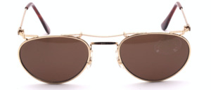 Gold metal sunglasses for men by Tropical