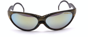 Gold-Black patterned sport sunglasses by Champion
