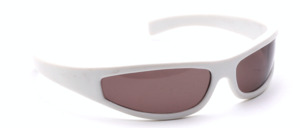 Space sunglasses from the 1980s in white with grey lenses
