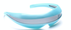 One piece without hinges, with 15 mm wide viewing slot