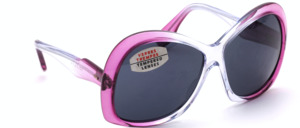 A beautiful, large, genuine 70s acetate sunglasses Made in France for SELECTA USA