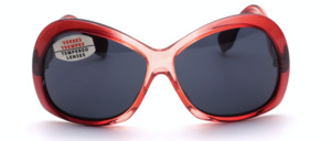 A beautiful, large, genuine 70s acetate sunglasses Made in France for SELECTA USA