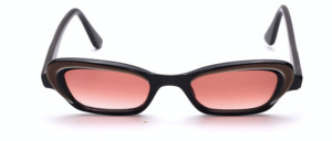 A beautiful, very finely crafted acetate sunglasses of the real 60s