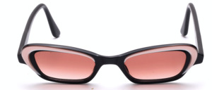 A beautiful, very finely crafted acetate sunglasses of the real 60s