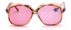 Very beautiful, larger, elegant sunglasses of the 70s, Made in Italy for Selecta USA