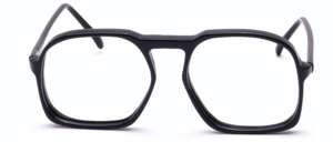 80ies mens eyeglasses in dark blue in an expressive design