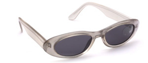 Silver cat eye sunglasses by Tropical